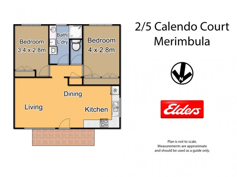 2/5 CALENDO COURT, Merimbula NSW 2548 Floorplan
