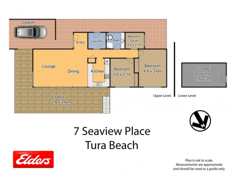7 SEAVIEW PLACE, Tura Beach NSW 2548 Floorplan