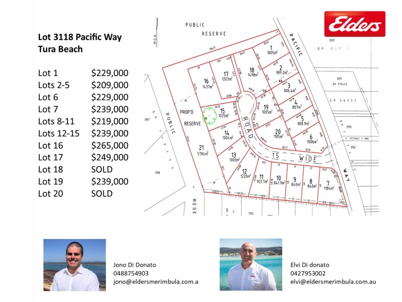 Lot 3118 PACIFIC WAY, Tura Beach NSW 2548