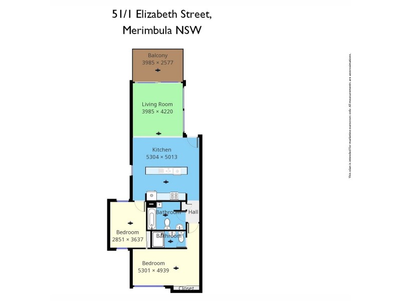 51 1 ELIZABETH STREET, Merimbula NSW 2548