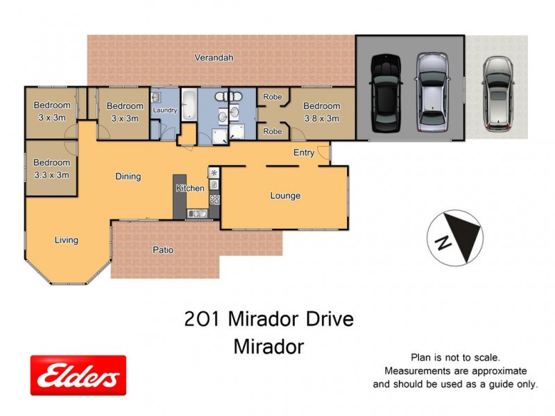201 Mirador Drive, Merimbula NSW 2548 Floorplan