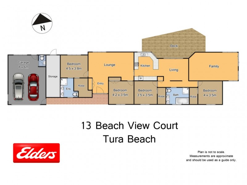 13 Beachview, Tura Beach NSW 2548 Floorplan