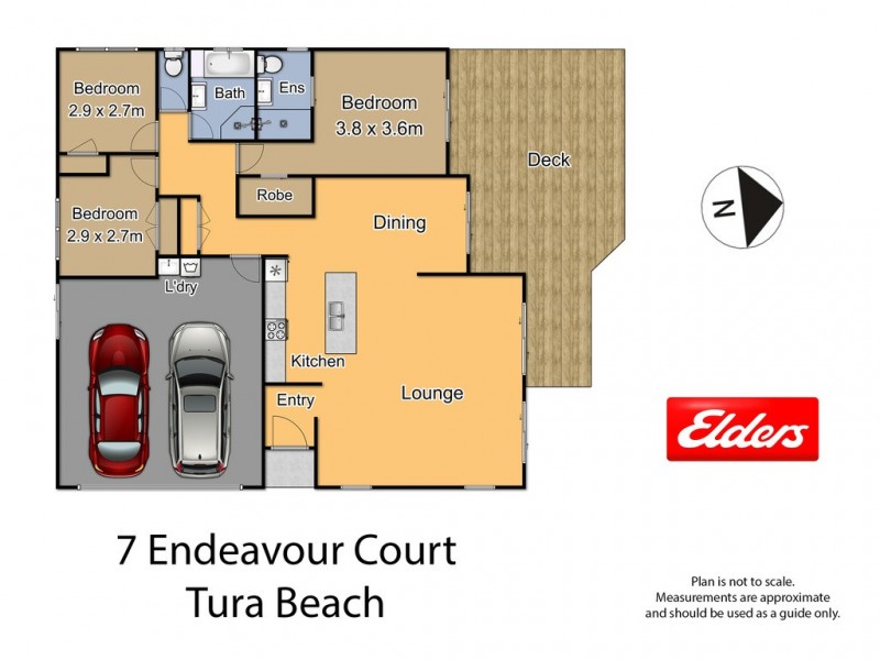 7 ENDEAVOUR COURT, Tura Beach NSW 2548 Floorplan