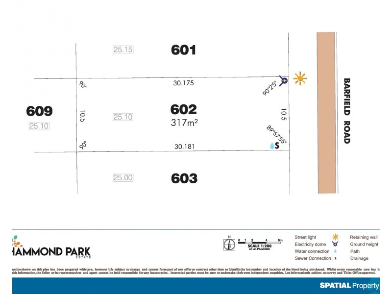 Lot 602 Barfield Rd, Hammond Park WA 6164 Floorplan