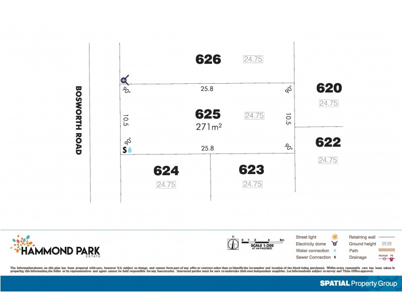Lot 625 Bosworth  Rd, Hammond Park WA 6164 Floorplan