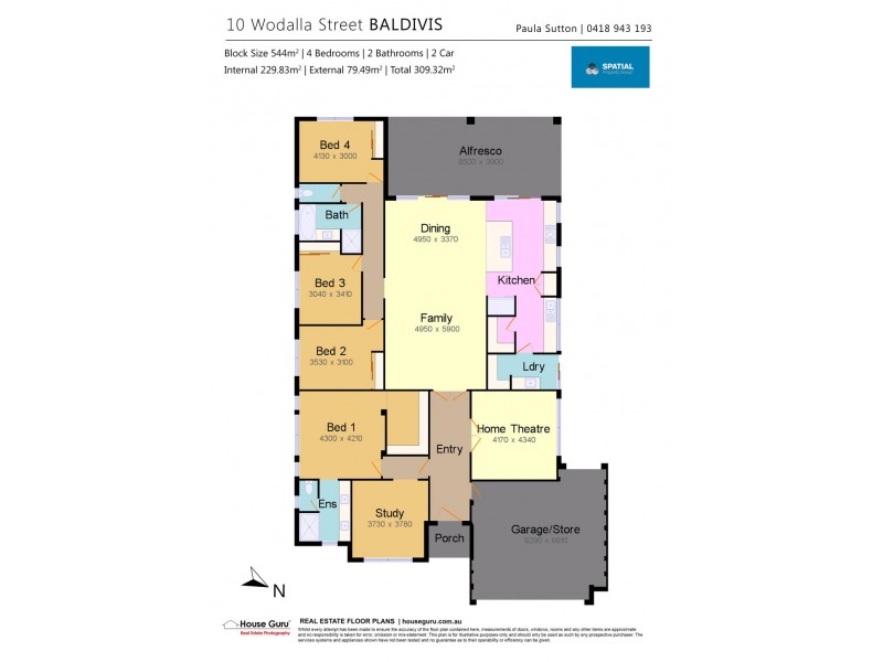 10 Wodalla Street, Baldivis WA 6171 Floorplan