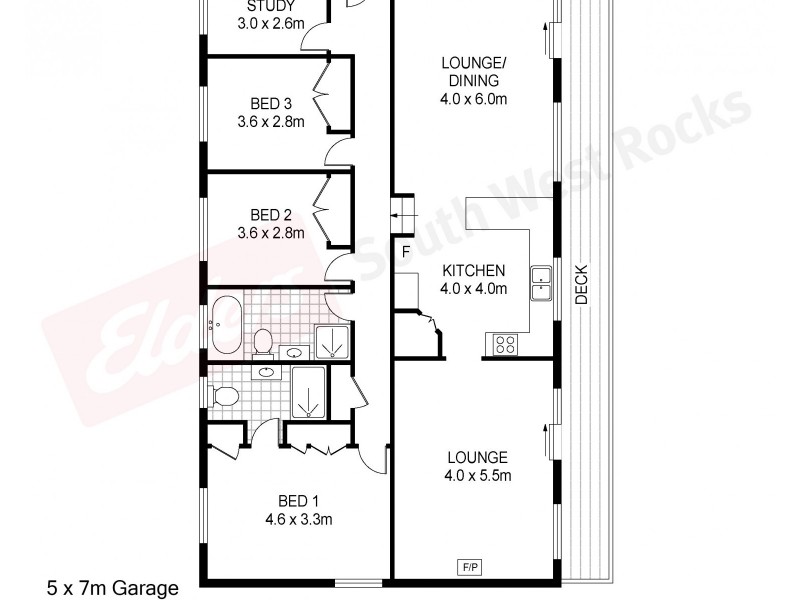 14 GREY STREET, Arakoon NSW 2431 Floorplan