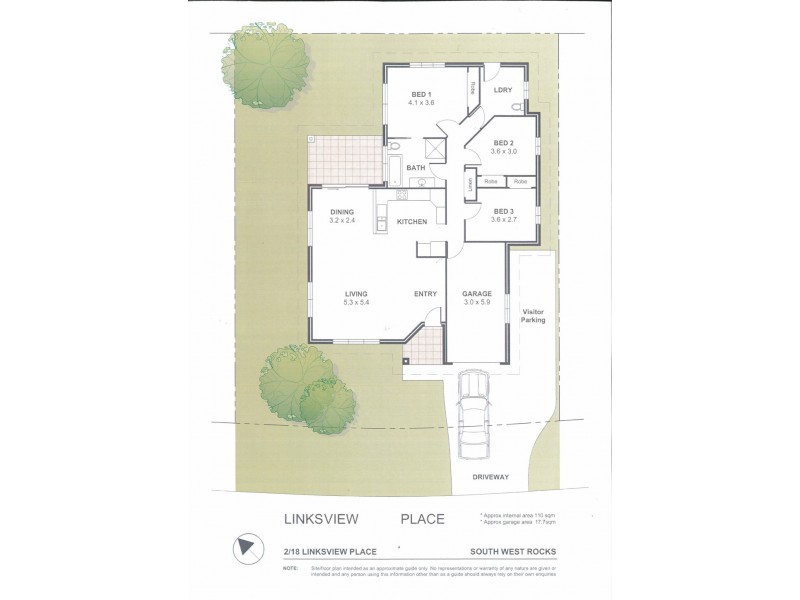 2 Links View Close, South West Rocks NSW 2431 Floorplan