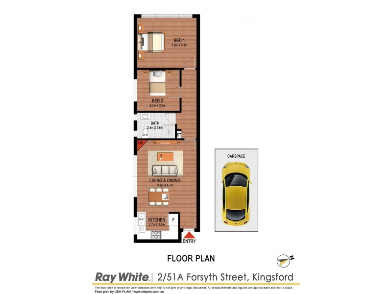 2/51a Forsyth Street, Kingsford NSW 2032 Floorplan