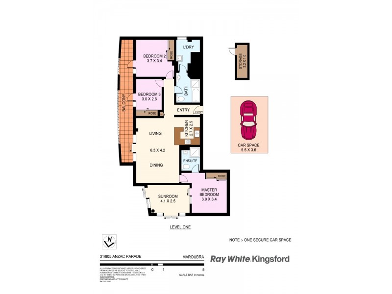 31/805 Anzac Parade, Maroubra NSW 2035 Floorplan