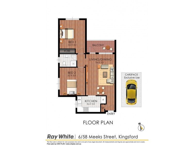 6/58 Meeks Street, Kingsford NSW 2032 Floorplan