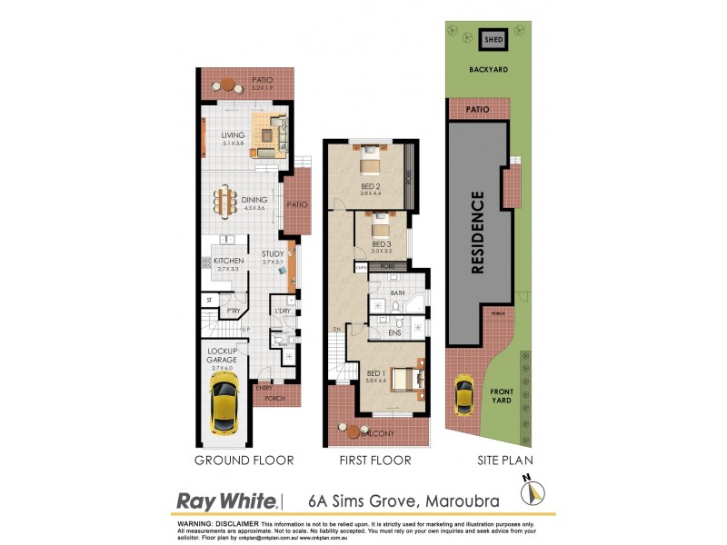 6A Sims Grove, Maroubra NSW 2035 Floorplan