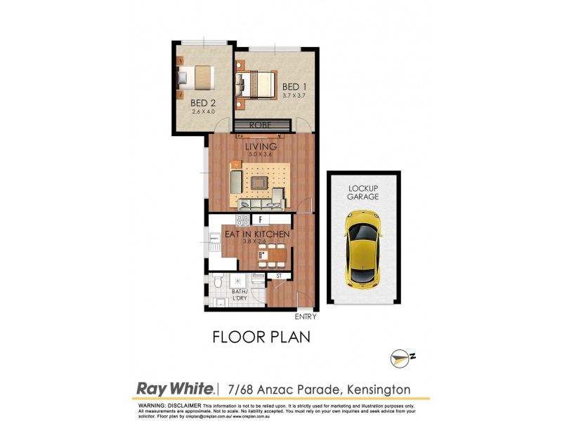 7/68 Anzac Parade, Kensington NSW 2033 Floorplan