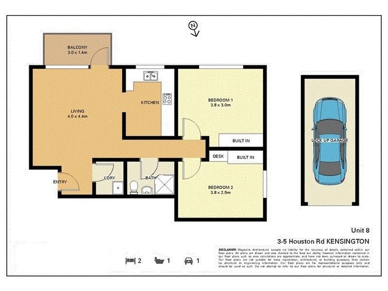 8/3-5 Houston Road, Kensington NSW 2033 Floorplan