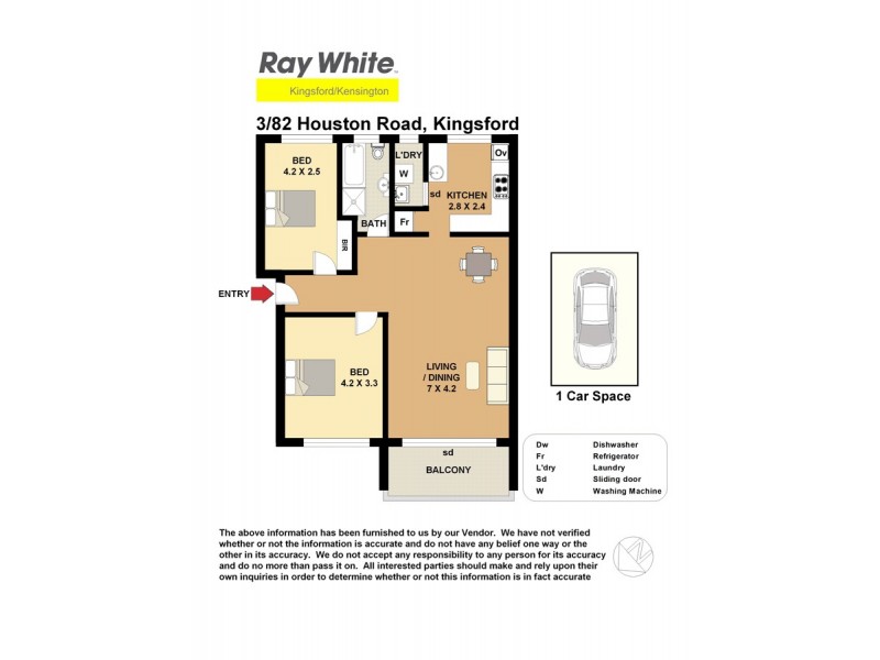 3/82 Houston Road, Kingsford NSW 2032 Floorplan