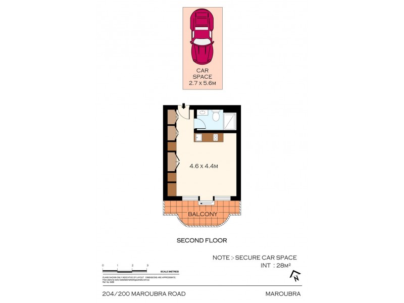 204/200 Maroubra Road, Maroubra Junction NSW 2035 Floorplan