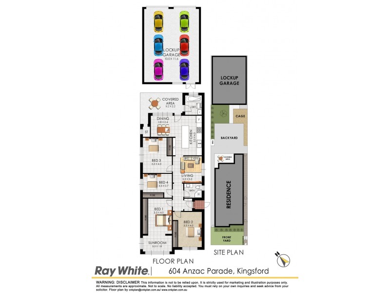 604 Anzac Pde, Kingsford NSW 2032 Floorplan