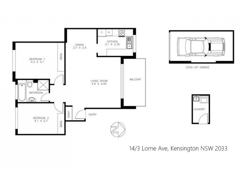 14/1-3 Lorne Avenue, Kensington NSW 2033