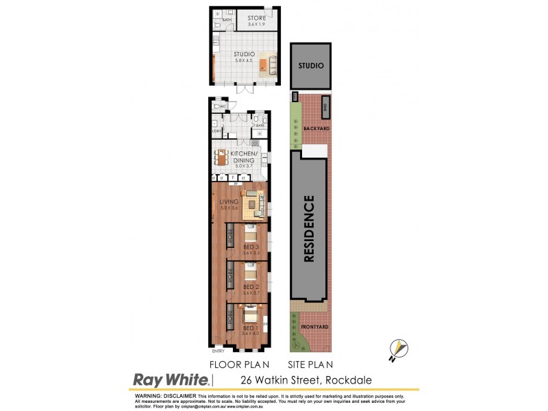 26 Watkin Street, Rockdale NSW 2216 Floorplan