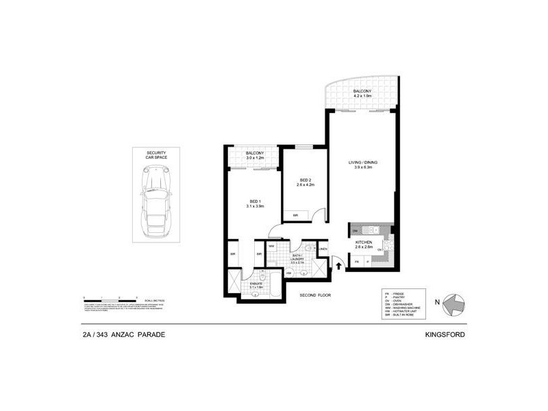 2A/343 Anzac Parade, Kingsford NSW 2032