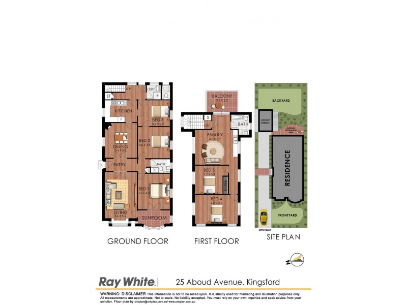 25 Aboud Ave, Kingsford NSW 2032 Floorplan