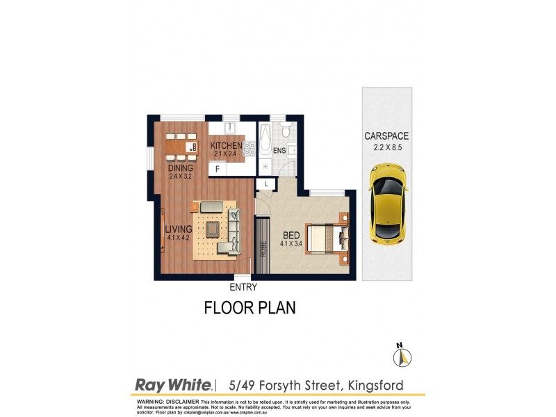 5/49 Forsyth Street, Kingsford NSW 2032 Floorplan