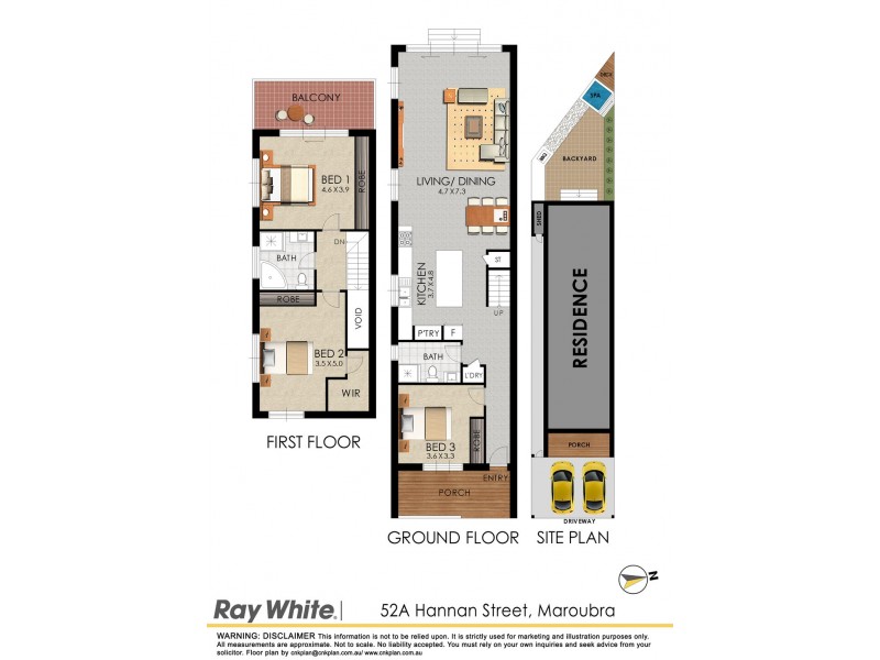 52a Hannan Street, Maroubra NSW 2035 Floorplan