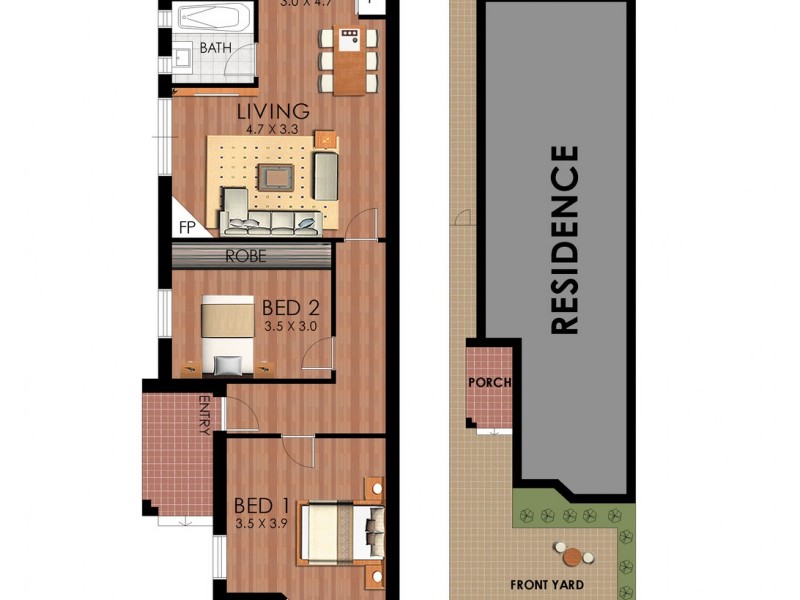 40 Hollands Avenue, Marrickville NSW 2204 Floorplan