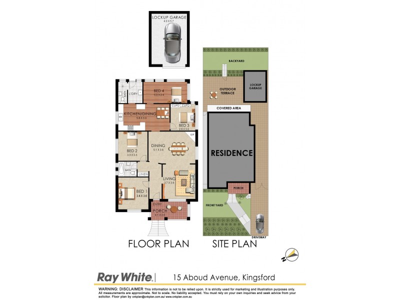 15 Aboud Ave, Kingsford NSW 2032 Floorplan