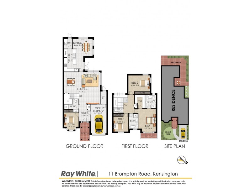 11 Brompton Road, Kensington NSW 2033 Floorplan