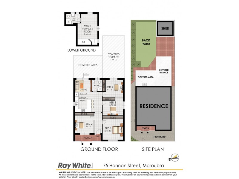 75 Hannan Street, Maroubra NSW 2035 Floorplan