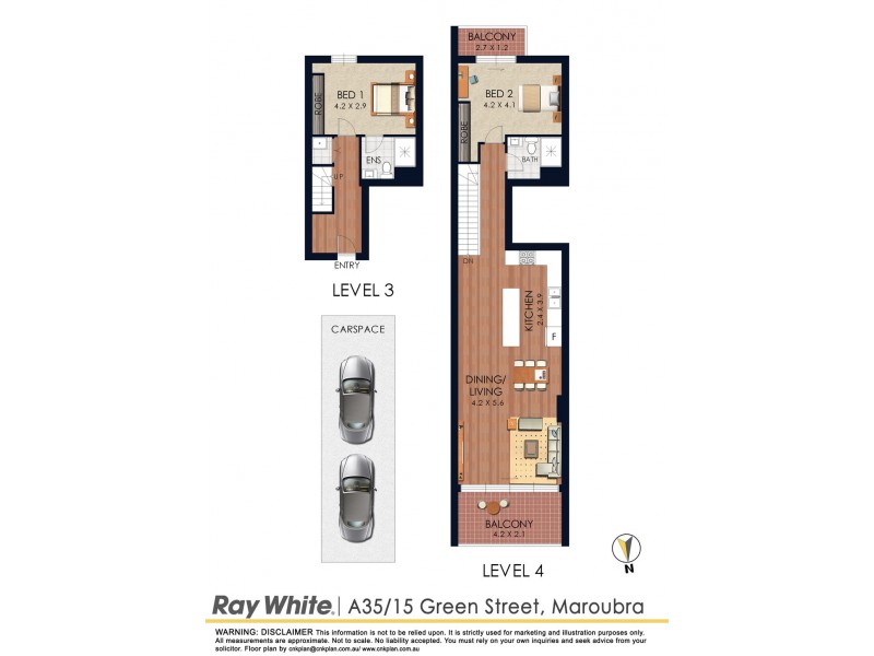 A35/15 Green Street, Maroubra NSW 2035 Floorplan
