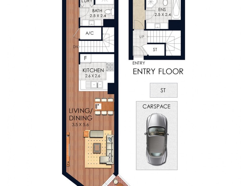 121/107 Quay Street, Haymarket NSW 2000 Floorplan