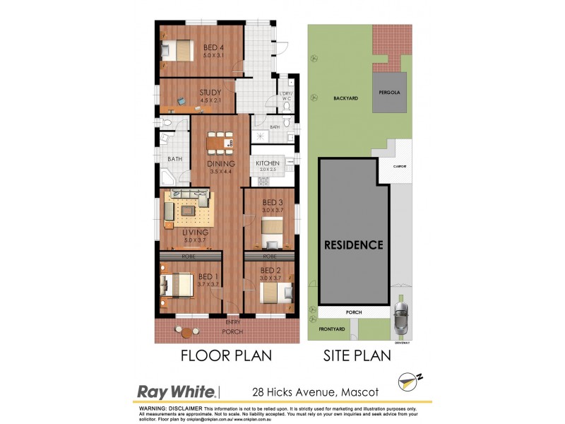 28 Hicks Avenue, Mascot NSW 2020 Floorplan