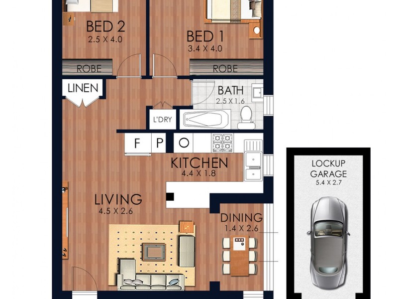 4/42 Meeks Street, Kingsford NSW 2032 Floorplan
