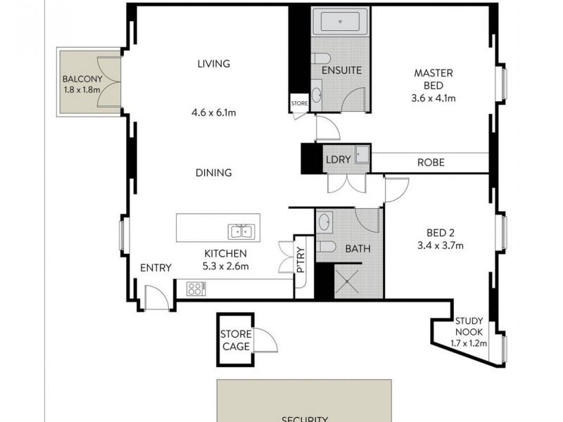 603/8 Darling Island Road, Pyrmont NSW 2009 Floorplan