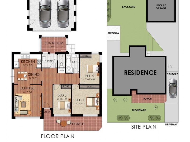 8 Forshaw Ave, Peakhurst NSW 2210 Floorplan