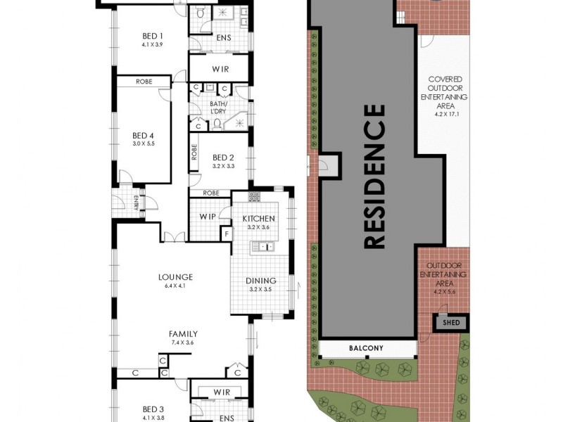 17 Goodrich Ave, Kingsford NSW 2032 Floorplan