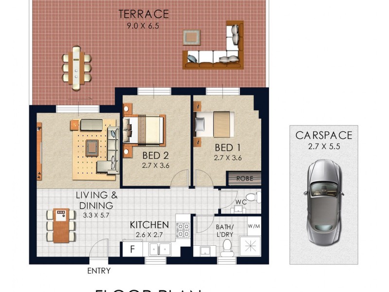 9/398 Anzac Parade, Kingsford NSW 2032 Floorplan