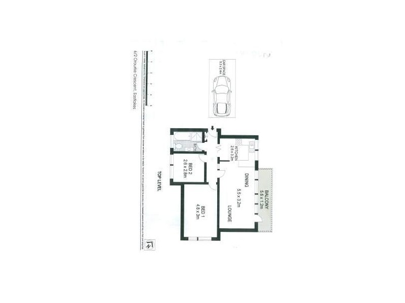 6/2 O’ Rourke Crescent, Eastlakes NSW 2018 Floorplan