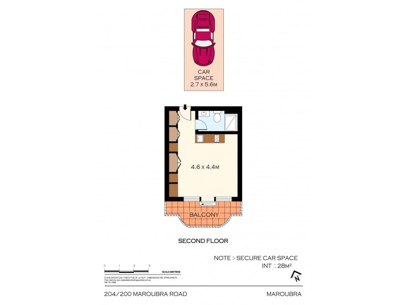 204/196-204 Maroubra Road, Maroubra NSW 2035 Floorplan