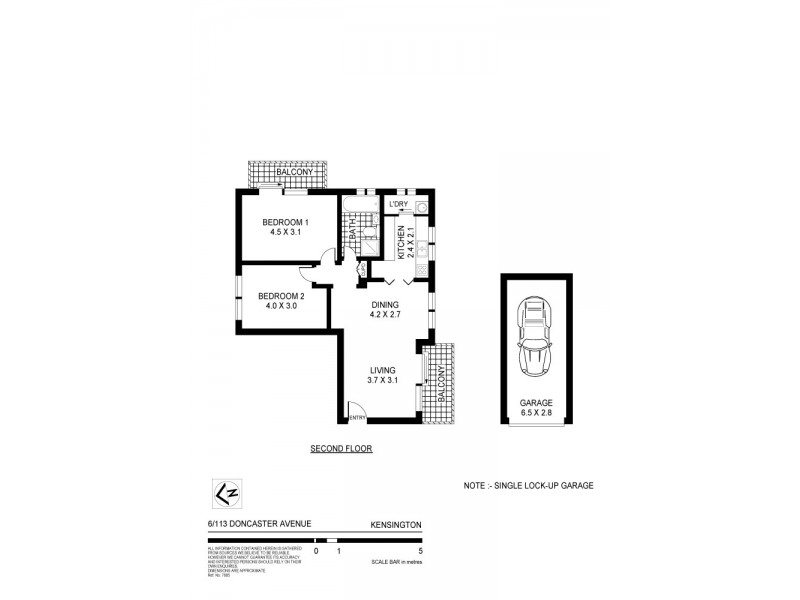 6/113 Doncaster Avenue, Kensington NSW 2033 Floorplan