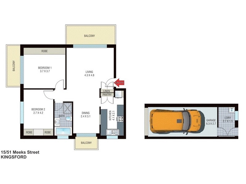 15-51 Meeks Street, Kingsford NSW 2032 Floorplan