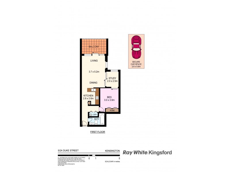 5/2a Duke Street, Kensington NSW 2033 Floorplan