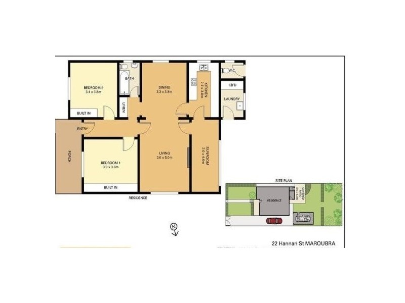 22 Hannan Street, Maroubra NSW 2035 Floorplan