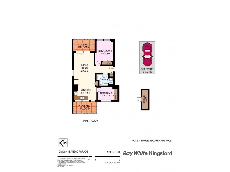 101/438-448 Anzac parade, Kingsford NSW 2032 Floorplan