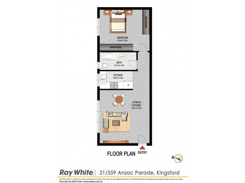 21/559 Anzac Parade, Kingsford NSW 2032 Floorplan