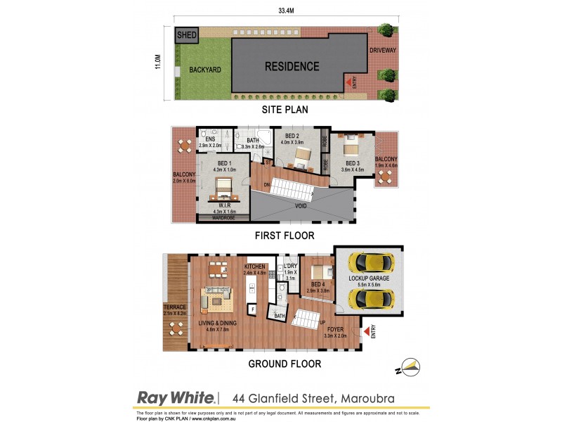 44 Glanfield Street, Maroubra NSW 2035 Floorplan