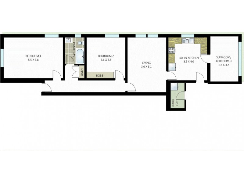 2/20 Oberon Street, Randwick NSW 2031 Floorplan
