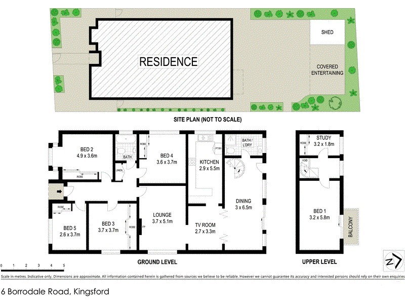 6 Borrodale Road, Kingsford NSW 2032 Floorplan